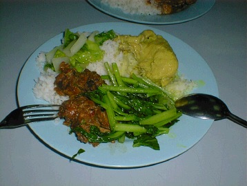 マレーシアの昼飯